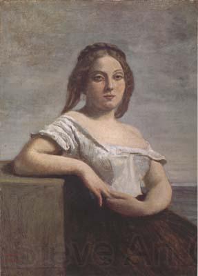 Jean Baptiste Camille  Corot La blonde Gasconne (mk11)